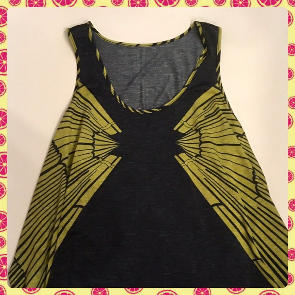 Forever 21 Green and Navy Tank
